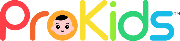 Colorful logo with a baby icon labeled 'ProKids™' on a white background